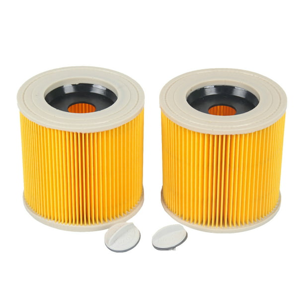 2pcs Cartridge Filter For Karcher WD2/3 Series Wet & Dry Vacuum Cleaner Washable 